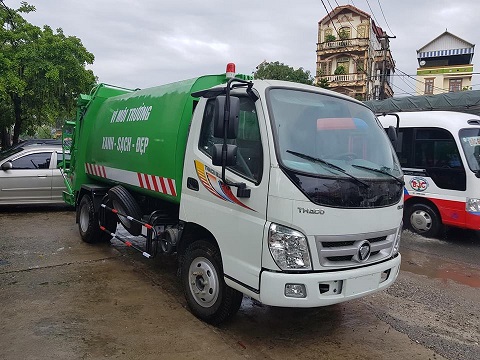 Xe ép chở rác 7m3 THACO