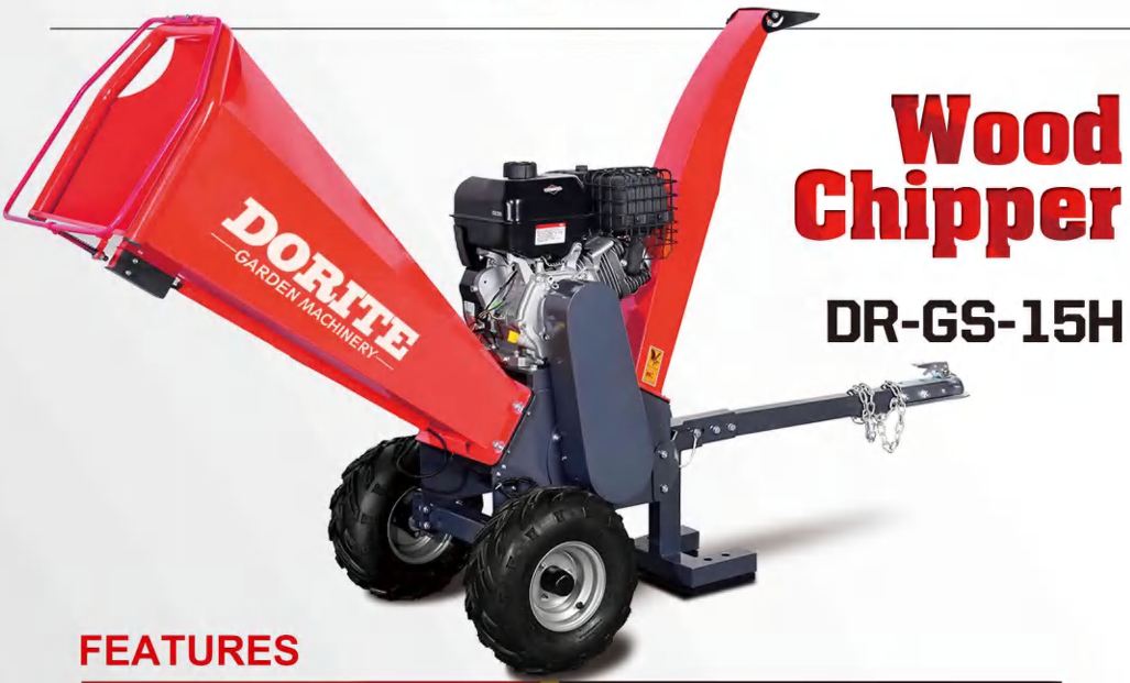 Máy băm gỗ DORITE DR-GS-15H