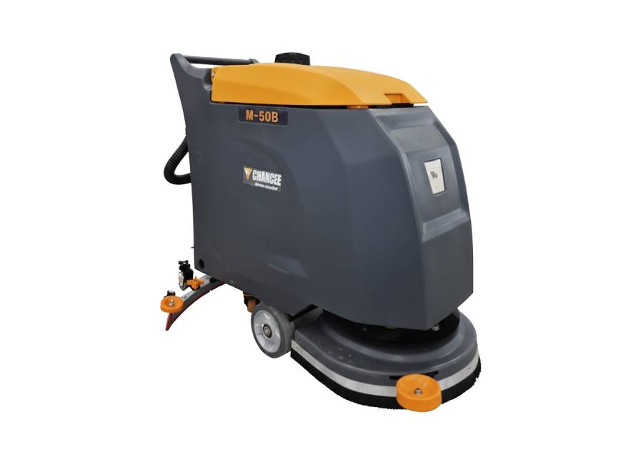 Máy chà sàn liên hợp đẩy tay M50B Chancee dùng bình acquy