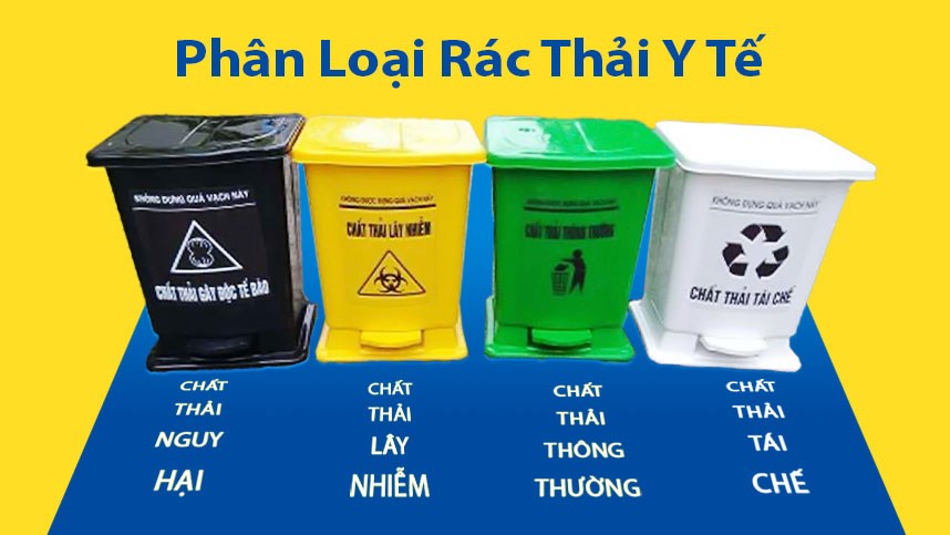 Hướng dẫn phân loại rác thải y tế đúng cách