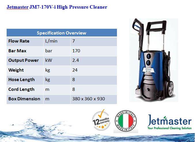 Máy rửa áp lực cao Jetmaster JM7 (2500W)