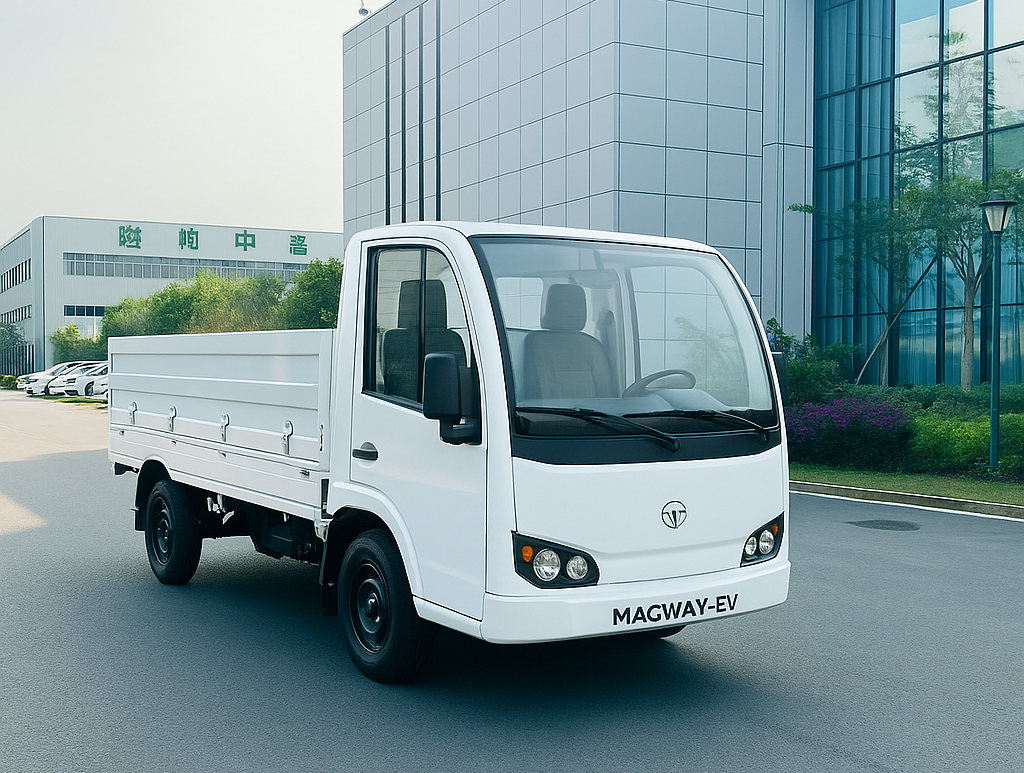 Xe điện chở hàng trong nhà máy