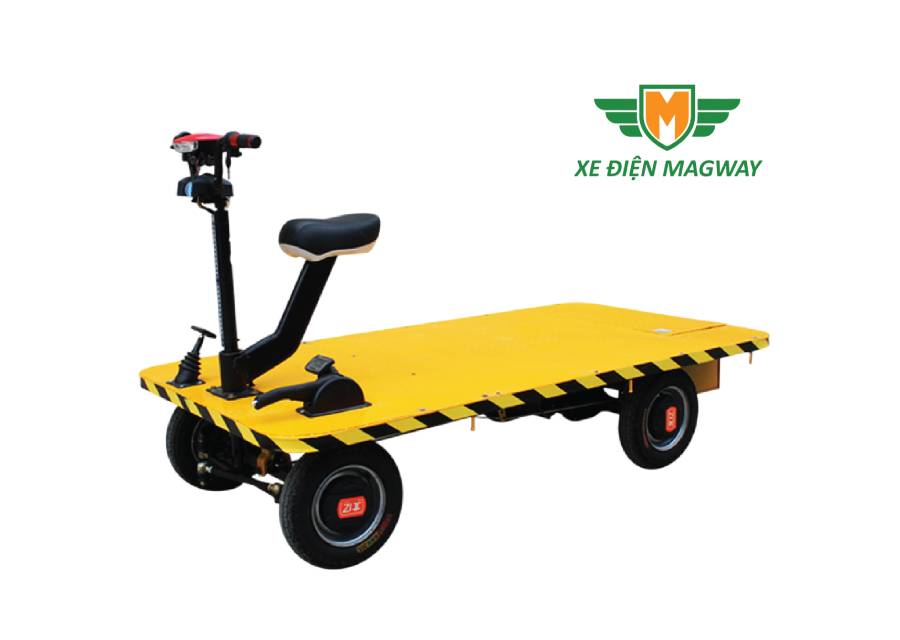 Xe điện 4 bánh chở hàng sàn phẳng tải trọng 800kg