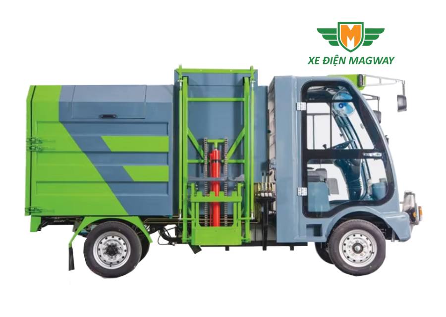 Xe chở rác chạy điện 4 bánh Y40