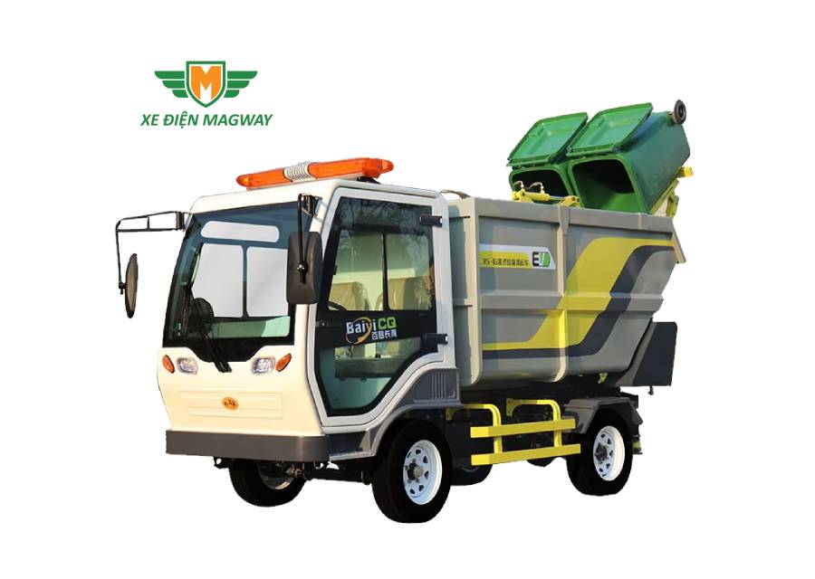 Xe điện chở rác có cẩu thùng phía sau BY-L35