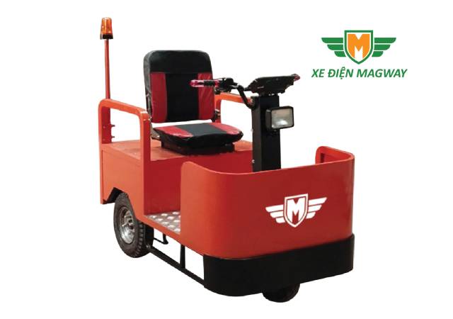 Xe điện kéo hàng trong nhà máy, nhà xưởng tải trọng 1,2 tấn