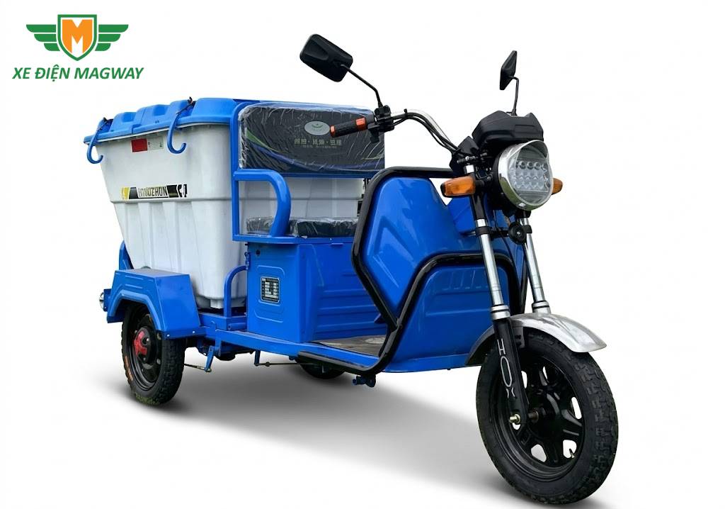 Xe điện thu gom rác ngõ xóm 500L – Giải pháp thu gom rác linh hoạt, tiết kiệm
